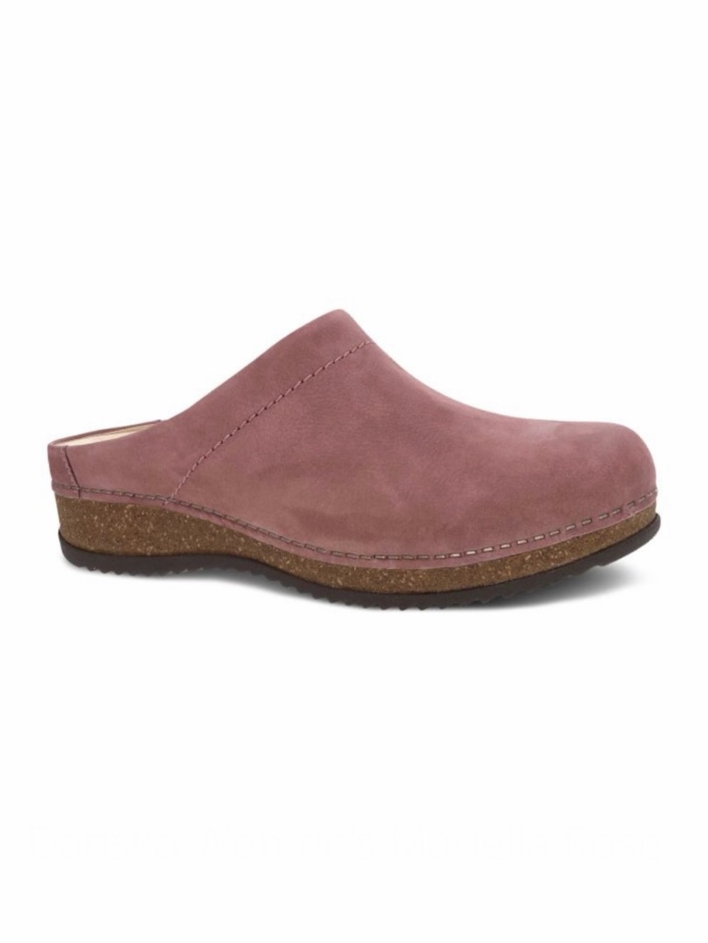 Dansko Mariella Milled Nubuck Leather Mules in Rose Pink Size 10.5-11 or 41‎